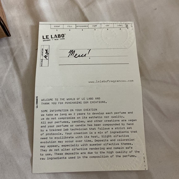 Le labo parfum gift wrap set - Picture 8 of 9